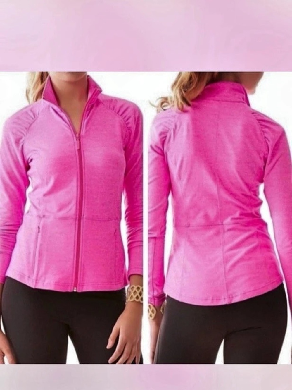 Lilly Pulitzer Pink Full Zip